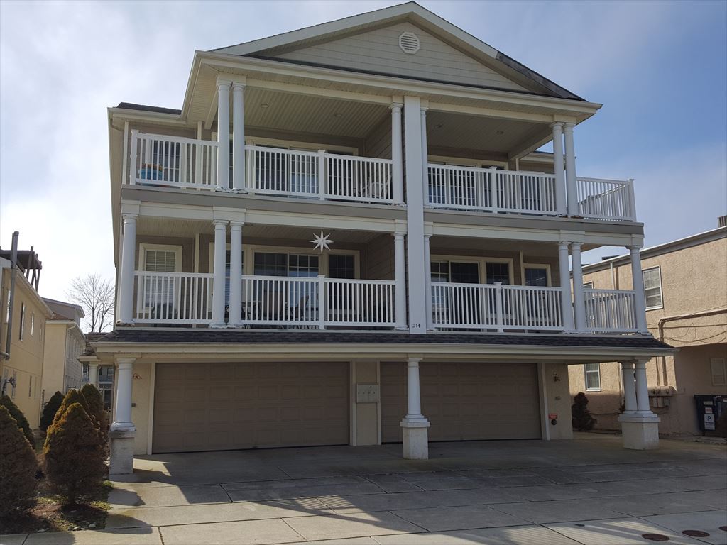 214 EAST 25TH AVENUE #102 – NORTH WILDWOOD SUMMER VACATION RENTAL - Three bedroom, two bath vacation home located in North Wildwood. Home offers a full kitchen with range, fridge, icemaker, disposal, dishwasher, microwave, coffeemaker, toaster oven, and blender. Amenities include central a/c, washer/dryer, wifi, gas bbq, balcony, and 2 car off street parking. Sleeps 9; 2 queen, double, 2 twin, and roll away cot. North Wildwood Rentals, Wildwood Rentals, Wildwood Crest Rentals and Diamond Beach Rentals in all price ranges for weekly, monthly, seasonal and weekend vacation rentals plus Wildwood real estate sales of homes, condos, vacation and investment properties in and around Wildwood New Jersey. We offer over 400 properties plus exclusive vacation homes so you can book the shore rental of your choice online and guarantee your vacation at the Shore. Rent with confidence at Island Realty Group!