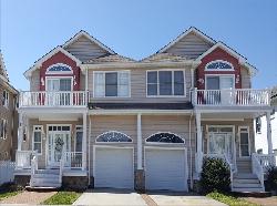 218 EAST CRESSE AVENUE - WILDWOOD CREST SUMMER RENTALS - Spacious 4 bedroom, 3.5 bath townhouse style vacation home located 2 blocks to the beach! Large floor plan offers a family room on the first floor accompanied by an open concept kitchen, dining room, living room and half bath. There is a large deck on the first floor rear spacious enough to relax and enjoy the ocean air. The 2nd floor offers two master bedrooms, one with a jacuzzi bath and walk in shower. This large floor plan also includes 2 additional bedrooms, a full hall bath and 2 balconies! Beautiful decor. Sleeps 11; 2 queen, full, full/twin bunk with full trundle. Fully equipped kitchen offers a full fridge, ice maker, range, disposal, dishwasher, coffeemaker, blender, and toaster. Amenities include 3 balconies, front porch, central a/c, washer/dryer, gas bbq and 2 car off street parking. Wildwood Rentals, North Wildwood Rentals, Wildwood Crest Rentals and Diamond Beach Rentals in all price ranges for weekly, monthly, seasonal and weekend vacation rentals plus Wildwood real estate sales of homes, condos, vacation and investment properties in and around Wildwood New Jersey. We offer over 400 properties plus exclusive vacation homes so you can book the shore rental of your choice online and guarantee your vacation at the Shore. Rent with confidence at Island Realty Group!