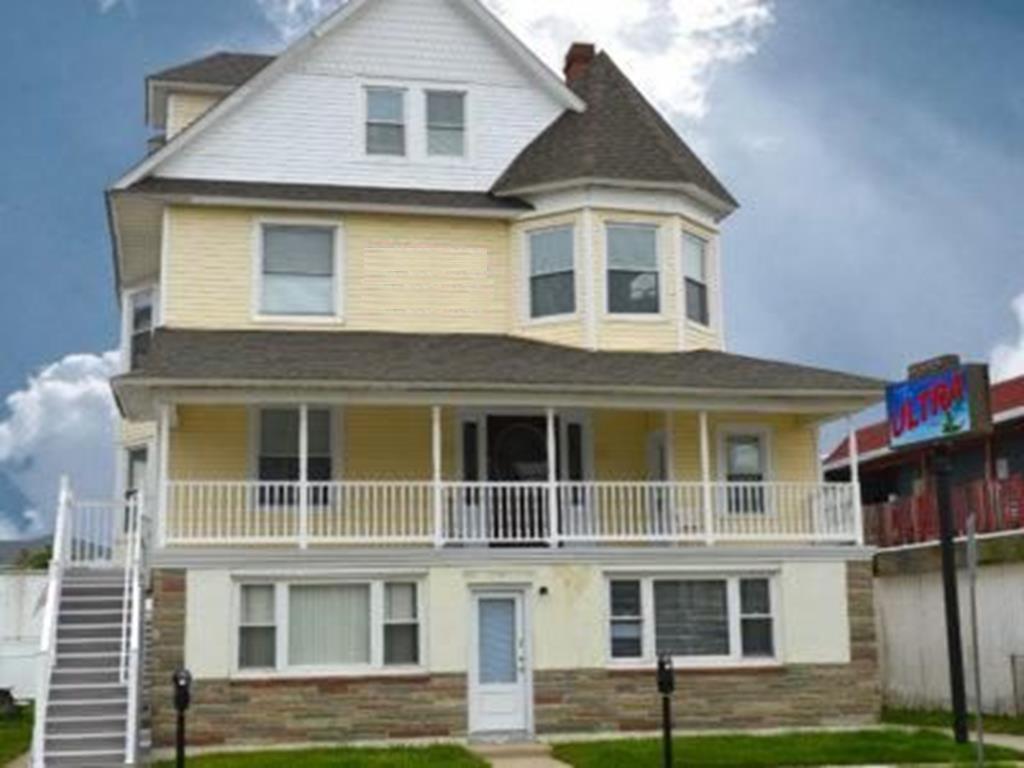 2704 ATLANTIC AVENUE - WILDWOOD SUMMER VACATION RENTALS -  Grand and stately 4 story Victorian! Main house rental is the 2nd, 3rd and 4th floor. The house sleeps 25 people. There are 8 bedrooms, 3 bathrooms, living room and kitchen. The kitchen has 2 stoves, 2 microwaves, 3 refrigerators and 2 picnic tables. There are 2 large decks out back and a large front porch. Amenities include wifi, window a/c, washer/dryer and off street parking for 7 vehicles! The house is 1½ blocks to beach and boardwalk and walking distance to many of the area restaurants. Home has a retro Wildwood feel and would be ideal for multi family rentals & reunions! Pets possibly considered. Wildwood Rentals, North Wildwood Rentals, Wildwood Crest Rentals and Diamond Beach Rentals in all price ranges for weekly, monthly, seasonal and weekend vacation rentals plus Wildwood real estate sales of homes, condos, vacation and investment properties in and around Wildwood New Jersey. We offer over 400 properties plus exclusive vacation homes so you can book the shore rental of your choice online and guarantee your vacation at the Shore. Rent with confidence at Island Realty Group! Visit www.wildwoodrents.com to book online or call our office at 609.522.4999. Our office at 1701 New Jersey Avenue in North Wildwood is open 7 days a week!