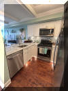 4101 OCEAN AVENUE  OLYMPUS CONDOS #2 - WILDWOOD BEACHBLOCK SUMMER VACATION RENTALS at WILDWOODRENTS.COM managed by ISLAND REALTY GROUP - Steps from the beach and boardwalk! This beach block property is perfect for a family of up to 7 guests, offering 2 bedrooms and 1 baths to ensure everyone's comfort during your stay. Friday night fireworks visible from the master bedroom balcony! As you step inside, you'll be greeted by a cozy living space featuring modern furnishings and a welcoming atmosphere. The fully equipped kitchen is complete with a dishwasher, microwave, coffee maker, toaster, blender, stove, full-size refrigerator, oven, and all the cooking utensils you need to whip up delicious meals. Enjoy your culinary creations at the dining table or head out to the deck to dine al fresco and soak up the sun. When it's time to rest, retreat to one of the two bedrooms, each furnished with a plush queen bed and equipped with a Smart TV for your viewing pleasure. Additional sleeping arrangements can be found in the queen sofa bed in the living room and the single sofa bed, ensuring that everyone has a comfortable place to lay their head. This property boasts modern amenities such as central AC, high-speed internet, a balcony, 2 car off street parking (1 garage/1 driveway). With the convenience of a washer, dryer, vacuum cleaner, and cleaning service included in the rate, you can focus on making lasting memories with your loved ones. Please note that this property is smoke-free and does not allow pets, ensuring a clean and allergy-friendly environment for all guests. Linens are not provided, so please remember to bring your own. Don't miss out on the opportunity to stay in this beautifully furnished vacation rental in Wildwood Beach Side. Book now and start planning your unforgettable getaway by the beach! Wildwood Rentals, North Wildwood Rentals, Wildwood Crest Rentals and Diamond Beach Rentals in all price ranges for weekly, monthly, seasonal and weekend vacation rentals plus Wildwood real estate sales of homes, condos, vacation and investment properties in and around Wildwood New Jersey. We offer over 400 properties plus exclusive vacation homes so you can book the shore rental of your choice online and guarantee your vacation at the Shore. Rent with confidence at Island Realty Group! Visit www.wildwoodrents.com to book online or call our office at 609.522.4999. Our office at 1701 New Jersey Avenue in North Wildwood is open 7 days a week!