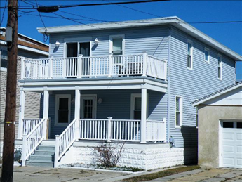 431 EAST 18TH AVENUE #1 - NORTH WILDWOOD SUMMER SEASONAL RENTALS at WILDWOODRENTS.COM - Two bedroom, one bath vacation home located one block to the beach and boards in North Wildwood. Sleeps 4;  2 queen. Unit offers full kitchen with range, fridge, dishwasher, microwave, toaster, and coffee maker. Amenities include central air conditioning, shared washer, outside shower, ceiling fans, one car off street parking. LOCATION! North Wildwood Seasonal Rentals, Wildwood Rentals, Wildwood Crest Rentals and Diamond Beach Rentals in all price ranges for weekly, monthly, seasonal and weekend vacation rentals plus Wildwood real estate sales of homes, condos, vacation and investment properties in and around Wildwood New Jersey. We offer over 400 properties plus exclusive vacation homes so you can book the shore rental of your choice online and guarantee your vacation at the Shore. Rent with confidence at Island Realty Group! Visit www.wildwoodrents.com to book online or call our office at 609.522.4999. Our office at 1701 New Jersey Avenue in North Wildwood is open 7 days a week!