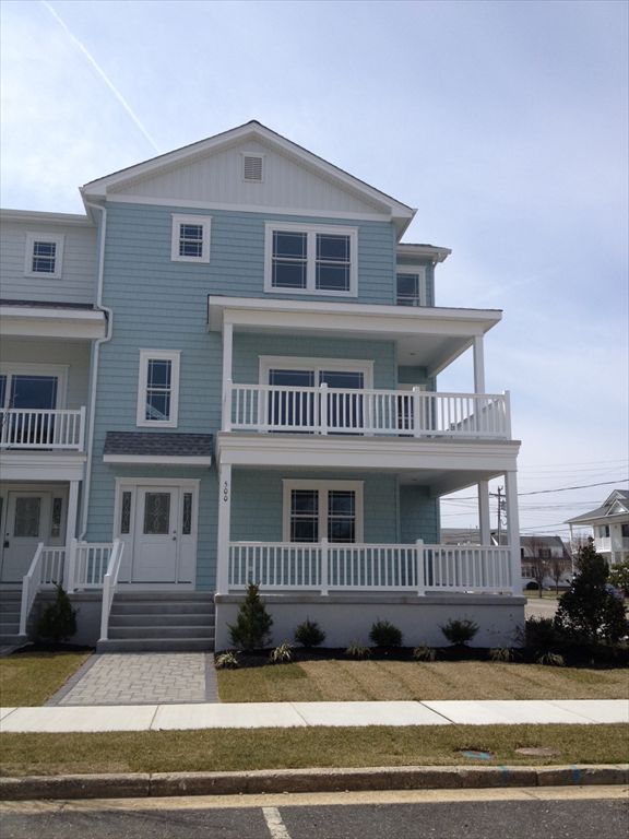 500 EAST 12TH AVENUE in NORTH WILDWOOD - Four bedroom, 3.5 bath vacation home located beach block in North Wildwood. Kitchen offers range, fridge, microwave, disposal, dishwasher, toaster and coffeemaker. Sleeps 10: king, 2 queen, 2 full. Amenities include central a/c, washer/dryer, wifi, balcony, gas grill and 3 car off street parking.