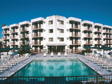 diplomat condo and hotel rentals in wildwood new jersey - the diplomat is a large resort condominium located at 225 E wildwood avenue located only 2 blocks from the beach and boardwalk in Wildwood. There is a large pool, sundeck and arcade on the property. Call 609.522.4999 today or visit www.wildwoodrents.com to reserve your summer rental at Island Realty Group
