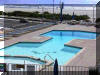 SEACREST TOWERS in NORTH WILDWOOD – 600 KENNEDY DRIVE #405 - One bedroom, one bath condo located at the Seacrest Towers Oceanfront Condominiums in North Wildwood. Unit offers full kitchen with fridge, range, stovetop, dishwasher, toaster, microwave, blender, and coffeemaker. Sleeps 6; 2 queen beds queen sleep sofa. Ocean view from the side of the building. Amenities include pool, central a/c, outside shower, elevator, common area washer/dryer, one car off street assigned parking and WiFi in the lobby.