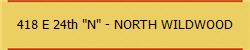 418 E 24th "N" - NORTH WILDWOOD